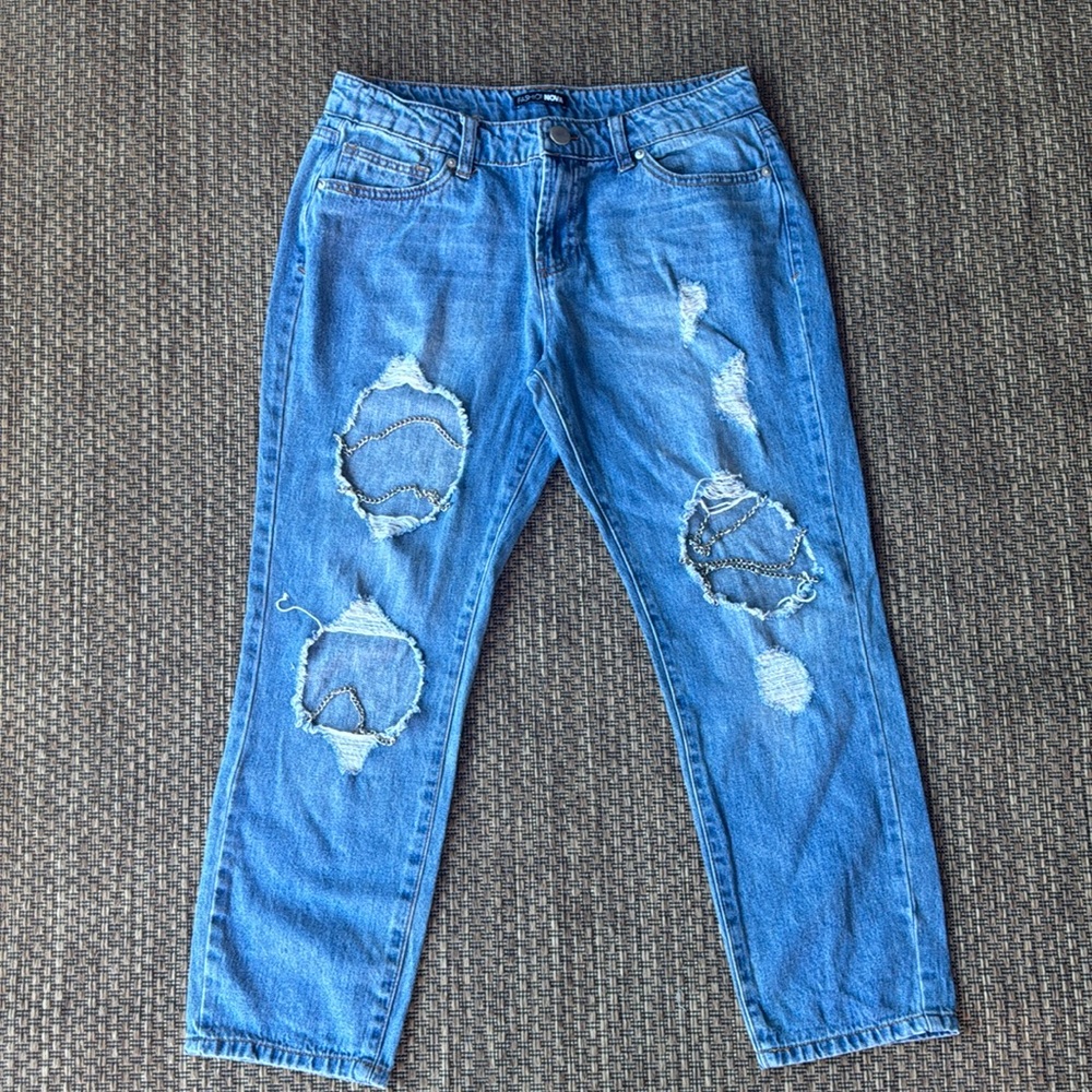 Fashion Nova Chain Demin Jeans